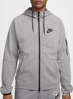 NWT Men's Gray Nike Tech essentials Hoodie Full Zipper Pullover XXL DD5284-002