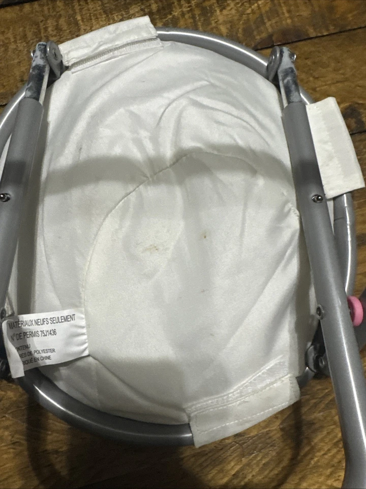 H.K. City Toys Doll Folding chair with White Pillow Cover Doll Furniture - Image 3 of 3