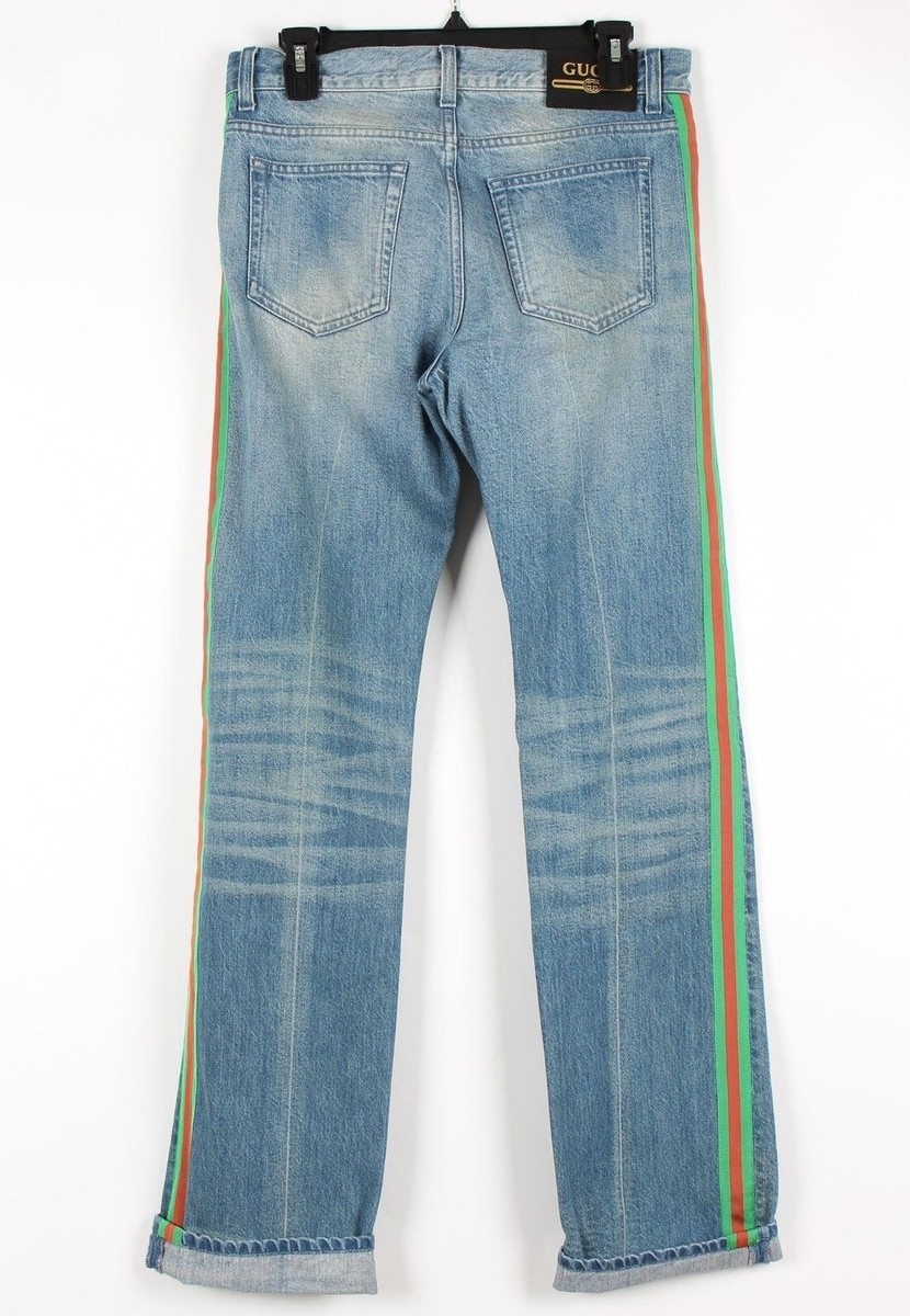 【関税&送料込】Gucci Jeans Gucci Web Side Jeans 30 73497778 | eBay