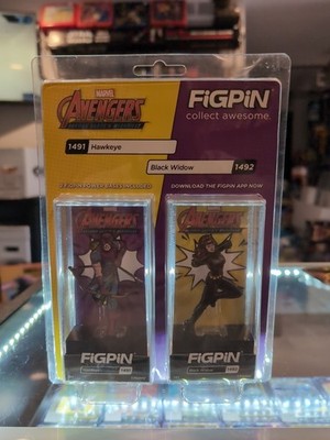 Figpin Marvel Black Widow & Hawkeye 1491 1492