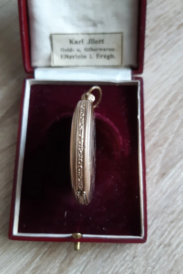 Antike Taschenuhr GENEVE 651655 Gold Double Savonette 3 Sprungdeckel - Bild 2 von 4