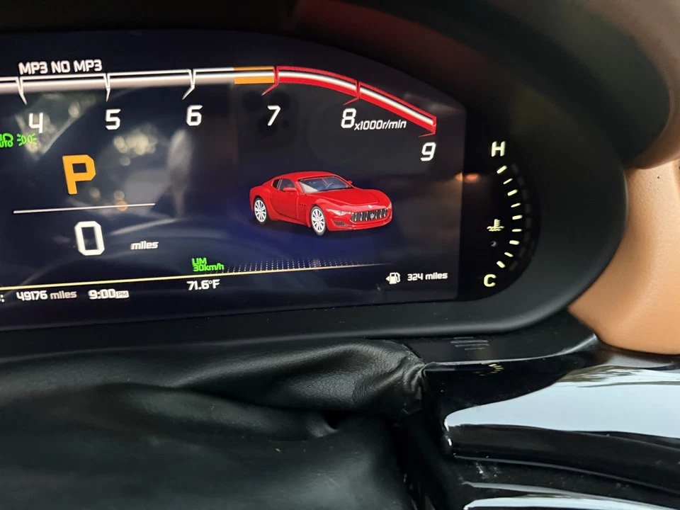 Velocímetro de instrumento digital LCD para Maserati GT GC GranTurismo 2007-2017 Foto 3 de 3