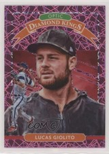 2020 Donruss Optic Diamond Kings Pink Velocity Prizm /199 Lucas Giolito #12 v6p