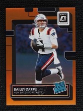 2022 Panini Donruss Optic Rated Rookie Orange Prizm /199 Bailey Zappe #229 0nr3