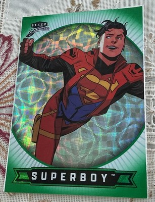 Classic Superman 2025 Fleer Brilliants Superboy Green Kryptonite #483/499 #16