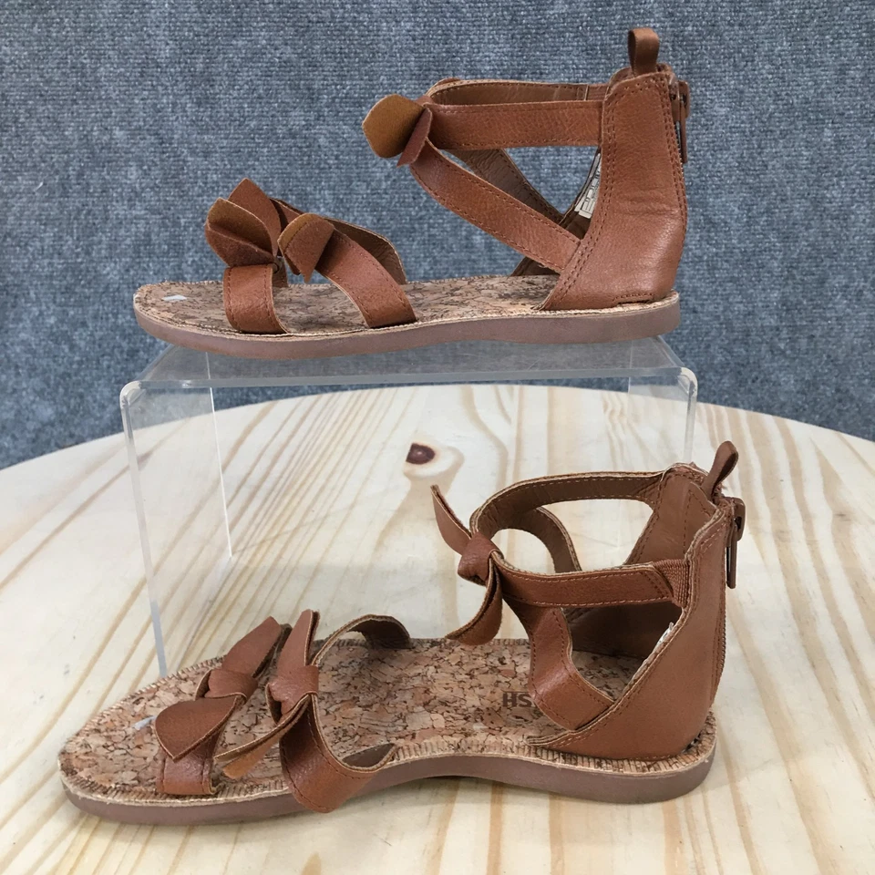 Sandalias OshKosh B'gosh Niños 13 Winonag Gladiador Marrón Informales Punta Abierta Planas Foto 2 de 4