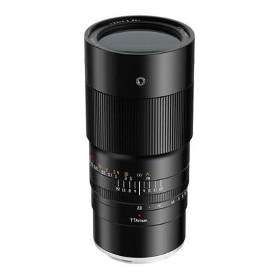TTArtisan 100mm f/2.8 2X Macro Lens for Fujifilm GFX Mount, Black