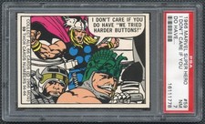 1966 Donruss Marvel Thor Rookie/Hercules (1st) Rookie/Balder the Brave #59 PSA 7
