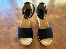 Style & Co. Scarpe sandali donna Seleene neri con zeppa 10 Medium