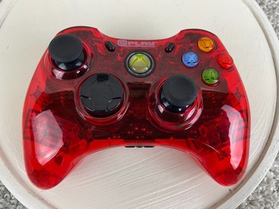 Xbox 360 Play Wired Controller GS-037-032 Crystal Red Tested/Works