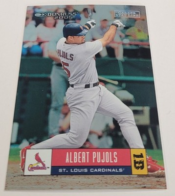 2005 Donruss Stat Line Career #335 Albert Pujols /333 St. Louis Cardinals