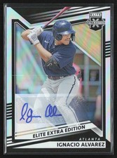 Ignacio Alvarez 2022 Panini Elite Extra Edition Signatures Auto #155 Atlanta