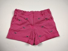 Vineyard Vines Girls Size 10 Embroidered Whale Vibe Shorts Pink