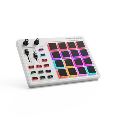 Donner STARRYPAD White MIDI Controller 16 Pads Music Production Software