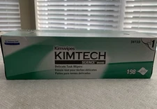 Kimberly-Clark Kimtech Kimwipes 34133 Del Task Wipers 11.22"x12.3" 198, 5 Boxes