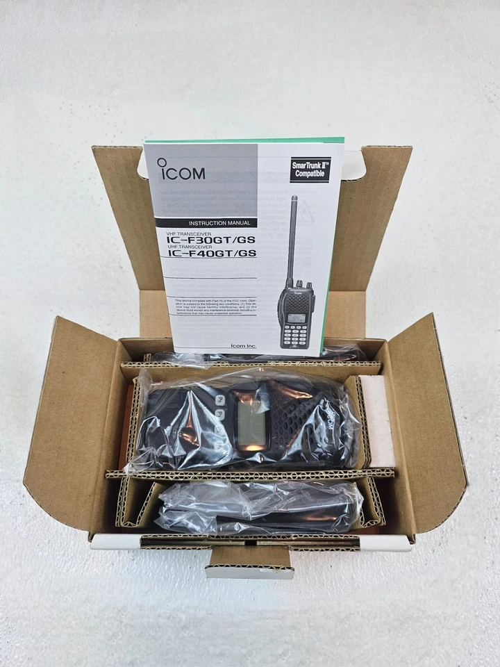 (New) Icom F40GS UHF Two-Way Radio Transceiver – 256 Channels – LCD/Keypad - Image 2 of 4