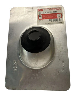 (Pk of 4) Oatey 3''-4'' Galvanize Roof Flashing, 12923 1-1/4 -1-1/2, Boca 81-19