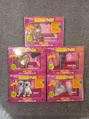 Lot Of 5 Discovery Post Discover Pack Cats Volumes 2, 4, 6, 7, and 8