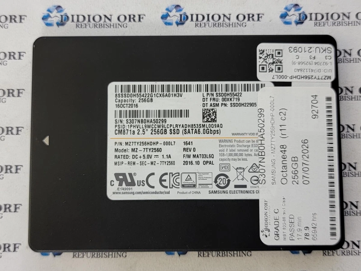 Samsung M.2 Interface 256 GB Solid State Drives for sale | eBay