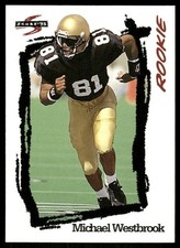 1995 Score #253 Michael Westbrook Rookie RC Washington Redskins football card. rookie card picture