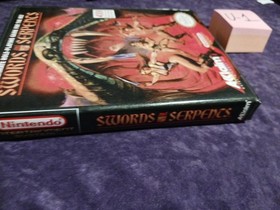 Swords and Serpents CASE ONLY Nintendo NES Box