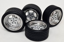 Kk 118 Porsche Speedline 911 4x Wheels Tyres Model Car Modify Etc