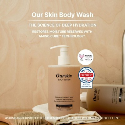 Mongdies Our Skin Body Wash 16.9oz | Low pH Family Cleanser Vegan EWG Green Care