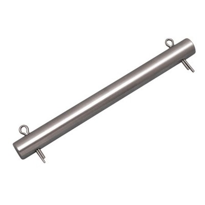 STAINLESS ROLLER SHAFT/PALL NUTS, 1'' OD X 3''L, 304 SS