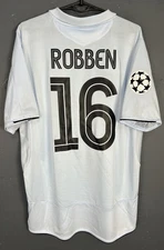 MEN'S FC CHELSEA 2005/2006 ARJEN ROBBEN UEFA SOCCER FOOTBALL SHIRT JERSEY SIZE L