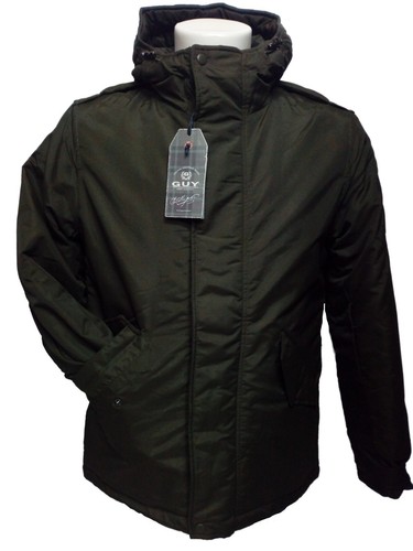 Giubbotto uomo GUY parka giubbino invernale in tessuto verde tg S XXL | eBay