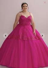 quinceanera dress pink size 18