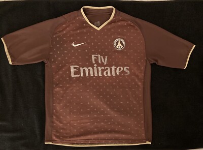 VTG Nike PSG Men's Size M 2006 -07 Paris Saint-Germain Away Jersey