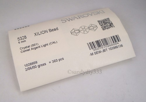 SWAROVSKI Crystal Element 5328 Xilion Bicone Bead Colour SIZE 5mm 6mm 8mm - Picture 110 of 125