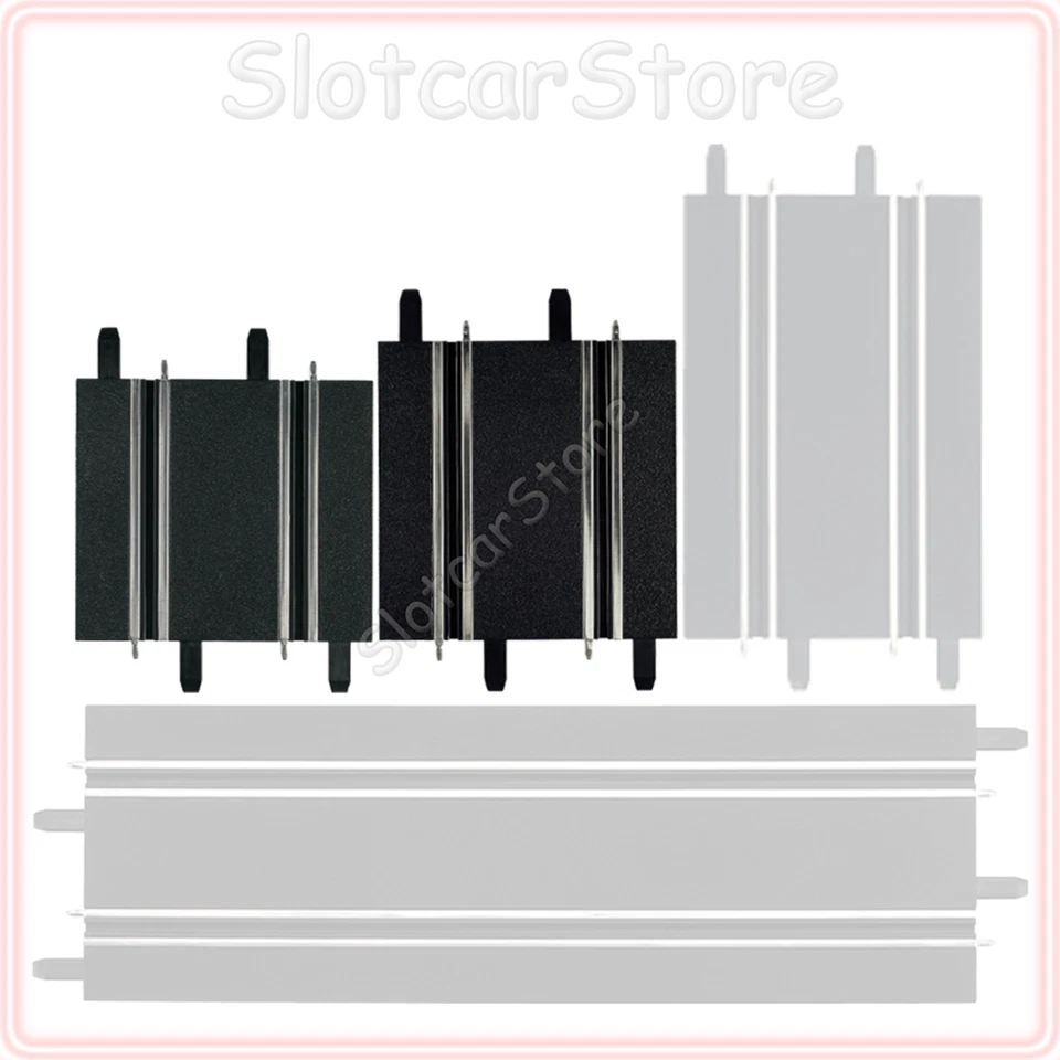 Carrera GO 61658 Ausgleichsgerade 100mm Drittelgerade 114mm Ausbauset 1:43 Plus