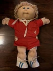 1978 1982 Cabbage Patch Kid Boy Brown Hair, blue Eyes, Original Outfit & Shoes