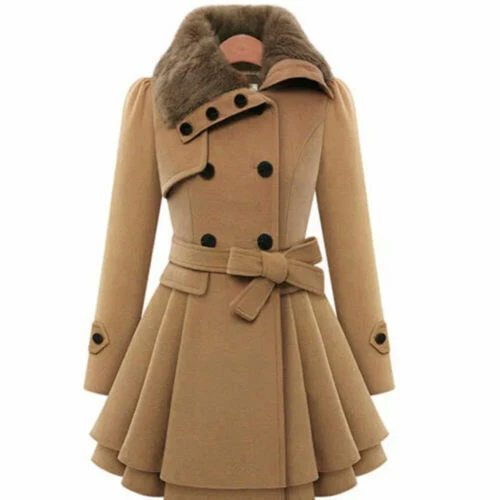 Tamaño Regular Maple Pea Coat abrigos, chaquetas y chalecos para Mujeres