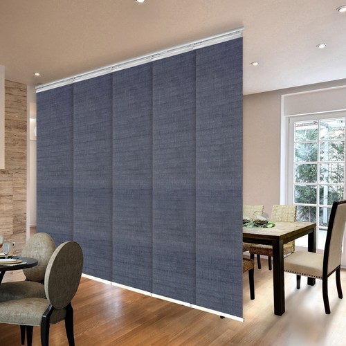 Panel Track Sliding Vertical Blinds 36-153"W (3-7 Panels) - Aegean - Picture 29 of 45