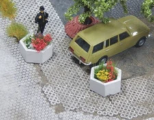 Juweela Concrete  Flower Box 28254 HO Scale