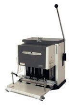 Used, Second-Hand Filepecker SPC 4 Twin-Head Electric Paper Drill Punch Machine