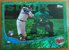 Oswaldo Arcia 2013 Topps Update Rookie Card #US317 Emerald Green Parallel -Twins