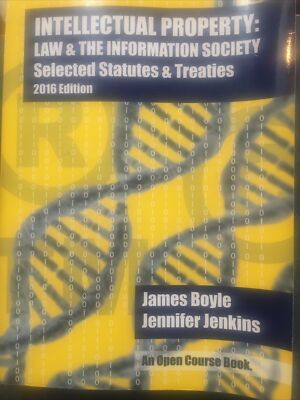 Intellectual Property: Law & the Information Society: Jenkins, Jennifer
