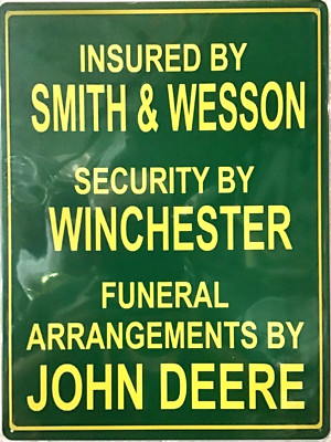 FREE SHIPPING! 12x16 TIN SIGN BUY - make OFFER B4 it s SOLD! Funny funeral #50