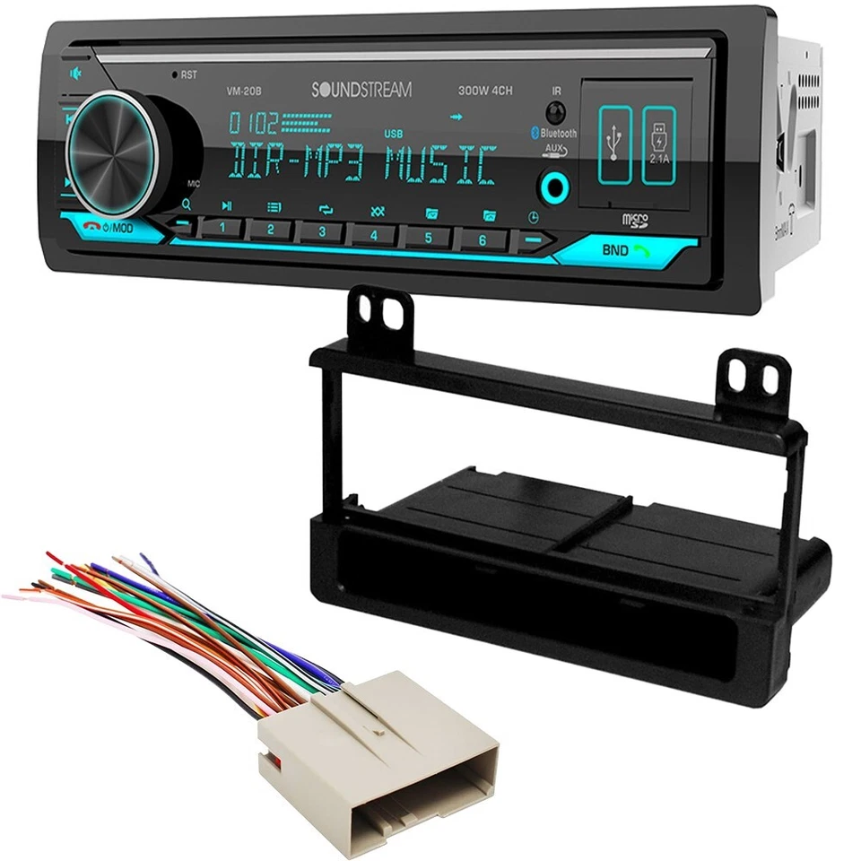 SOUNDSTREAM VM-20B For 2003-2010 Ford Crown Victoria Bluetooth MP3 Car Stereo AM/FM Radio USB/MP3