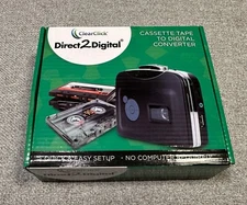 NIB Stereo Cassette Tape to MP3 USB Digital Converter walkman w/headphones