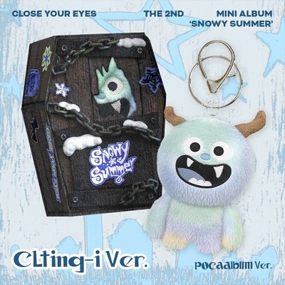 CLOSE YOUR EYES [SNOWY SUMMER] 2nd Mini Album CLTING-I Ver./ QR+Key Ring+9 Card