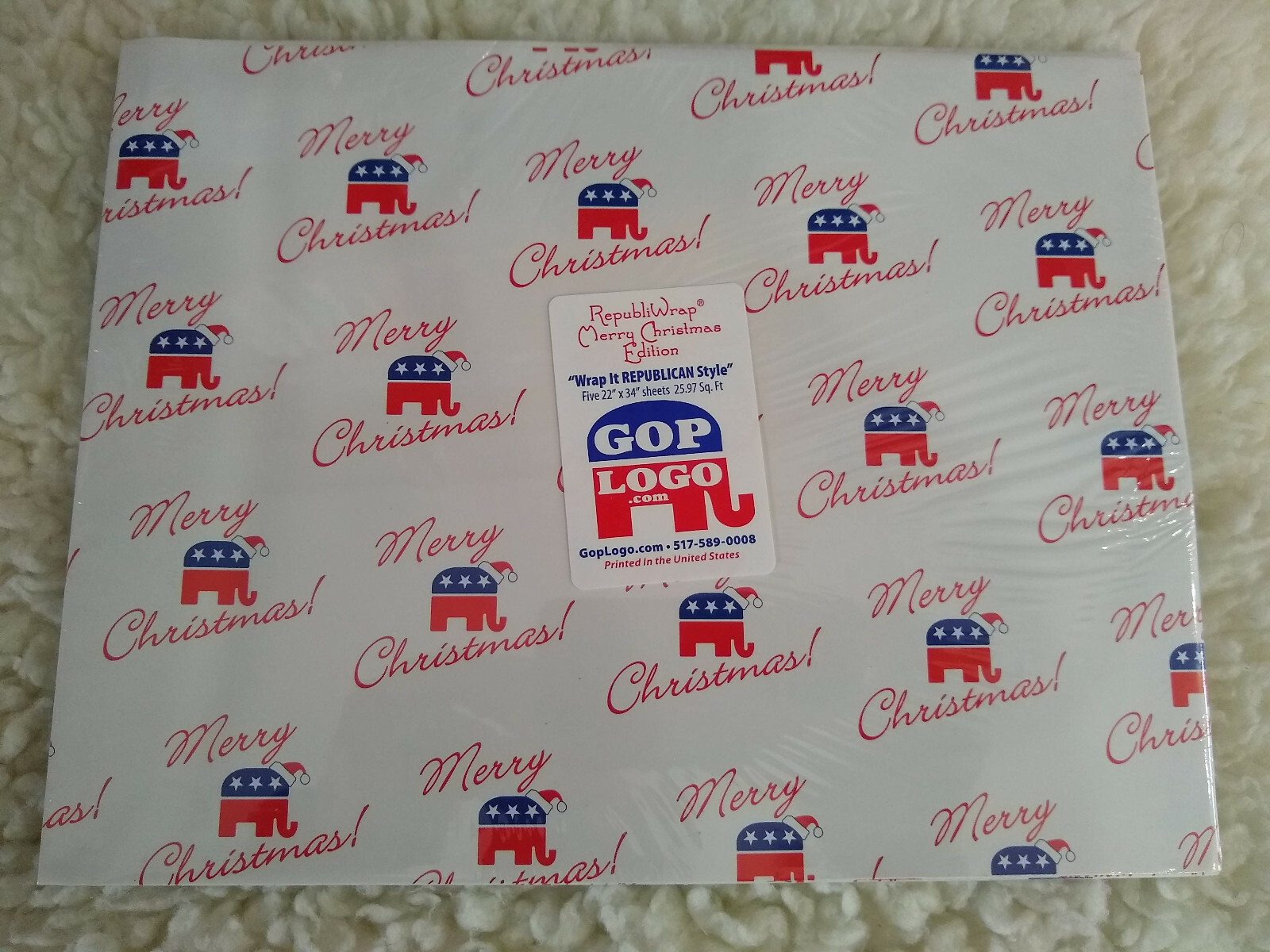 Republican, Merry Christmas Gift Wrap