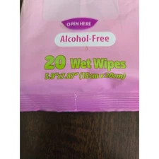 TAZZA Hand Sanitizing Fragrance Free Wipes 72pk of 20 Wipes Exp 4/22-1440 Wipes