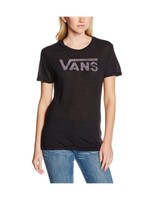 Vans Women's Authentic Water V T-shirt Black Large Vans Women's Authentic Water V T-shirt Black Large