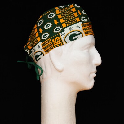 Christmas theme NFL Green Bay Packers Theme Scrub Hat