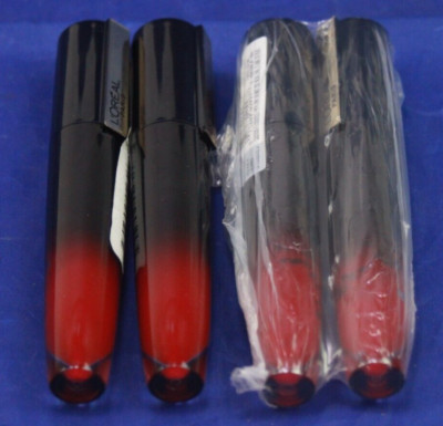 Lot of 4 L'Oreal Brilliant Signature Lip Stain Lipstick #312 Be Powerful